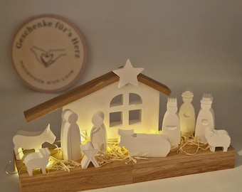 Moderne Krippe Weihnachtskrippe Raysin