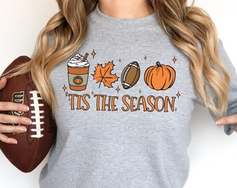 Fall Sweatshirt, Retro Fall, Retro Boho Fall Shirt, Pumpkin Spice Shirt, Cute Fall Sweatshirt, Football Sweatshirt, Thanksgiving Shirt