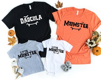 Dadcula Momster Little Monster Shirt, Family Halloween Shirts, Group Halloween Shirt, Dadcula Shirt, Momster Shirt, Little Monster Shirt