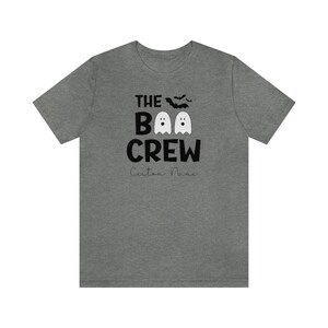 The Boo Crew, Spooky Season, Custom Halloween T-Shirt, Group Halloween Shirt, Family Halloween Shirts, Matching Halloween Shirts image 6