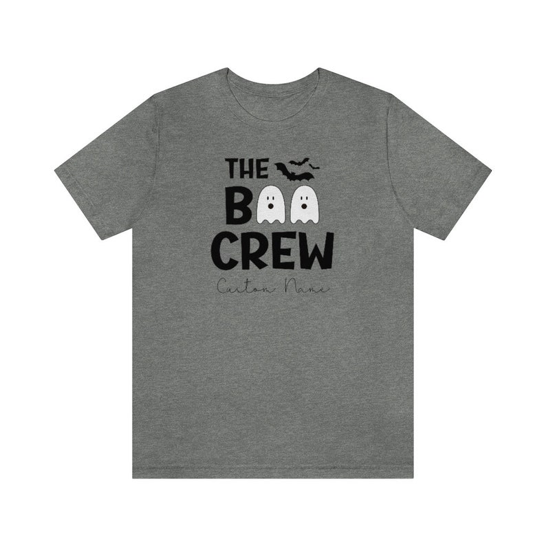 The Boo Crew, Spooky Season, Custom Halloween T-Shirt, Group Halloween Shirt, Family Halloween Shirts, Matching Halloween Shirts image 6