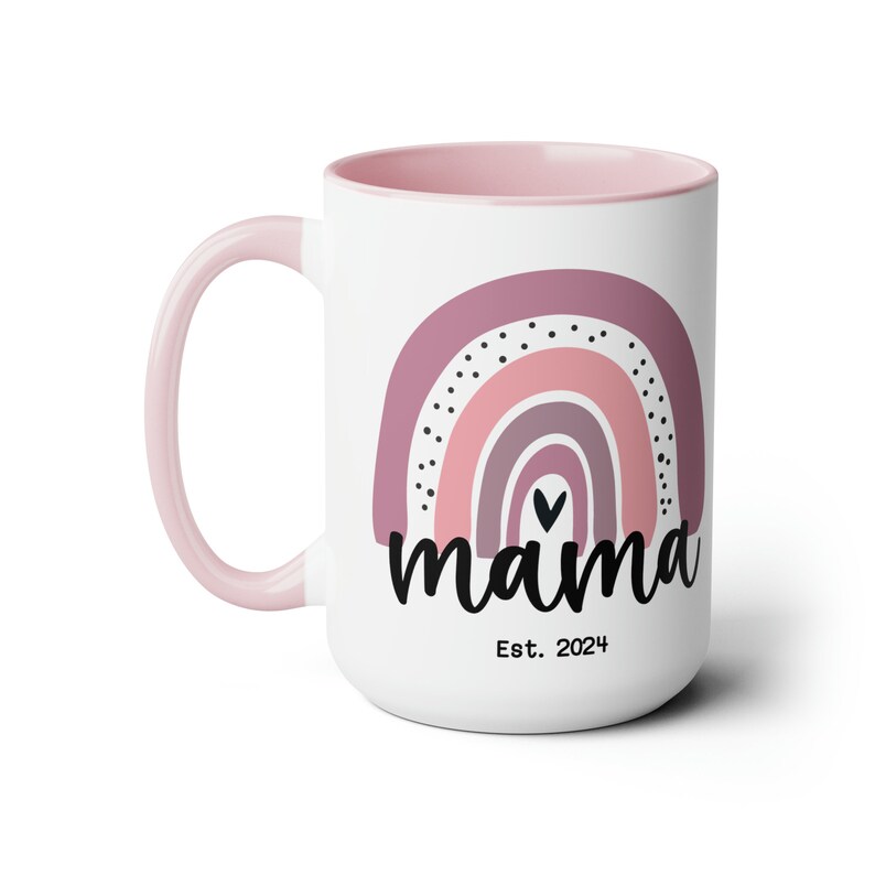 Mama Est. 2024 Mug, Mama Est. 2024, Mama Est. 2025 Mug, New Mom Gift