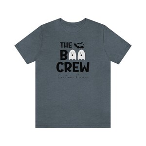 The Boo Crew, Spooky Season, Custom Halloween T-Shirt, Group Halloween Shirt, Family Halloween Shirts, Matching Halloween Shirts image 7