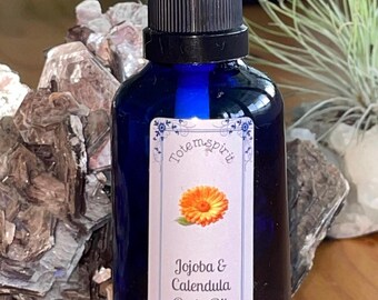 Calendula and Jojoba Oil • 100% Organic Cold Pressed • 50mls