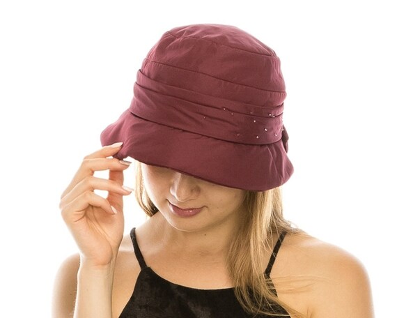 Cloche Bucket Hat W/ Beading - Etsy 