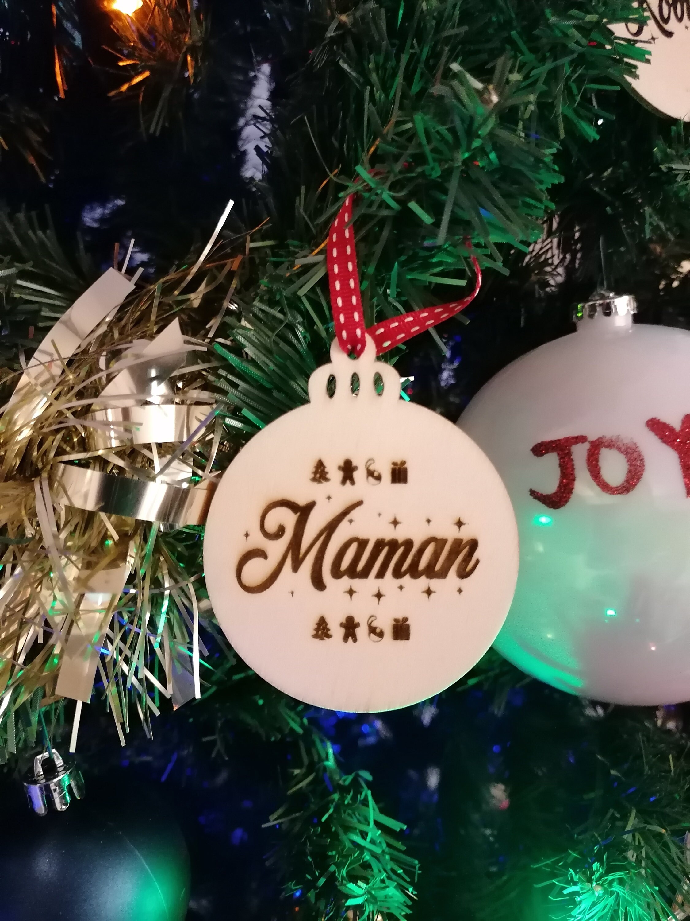 Boule de Noël Personnalisée
