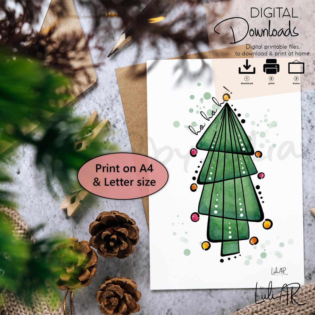 Printable Christmas Tree Card - Il 1080xN.6522446705 L2os 