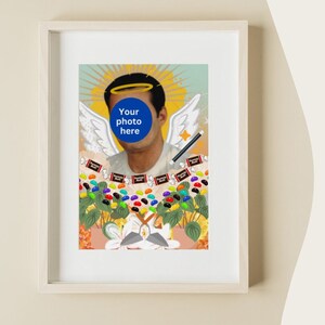 CUSTOM Digital Photo Art for Altar - Add your loved one's image
