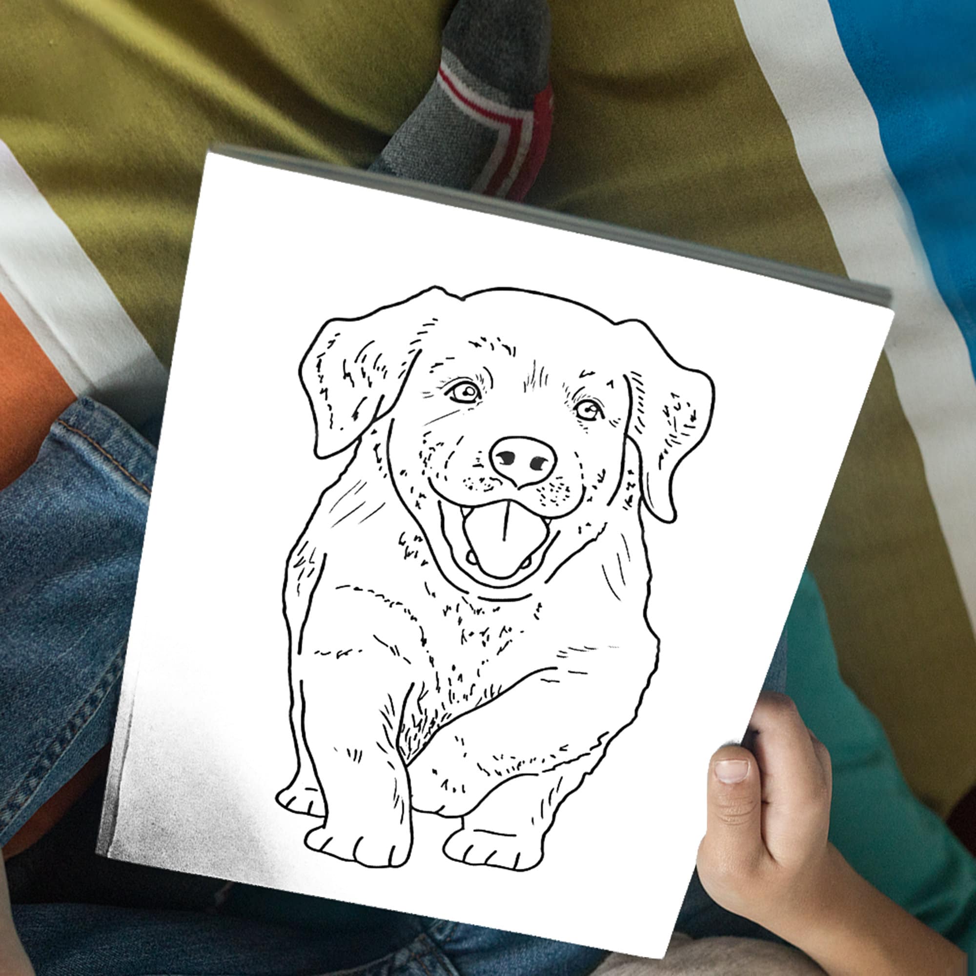 PACK of 5 PRINTABLE Puppy Coloring Pages for Kids - Downloadable PDF ...