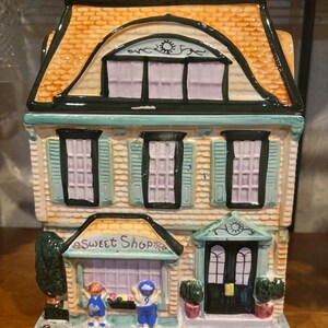 Vintage Sherwood Cookie Jar Sweets Shop