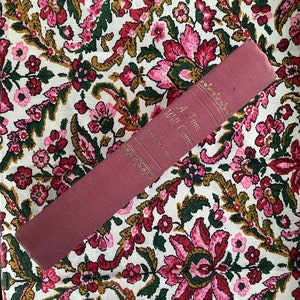 Vintage Novel, The Time Will Come - Burgundy Linen Hardcover, Gilt Lettering - Collectible Literature Gift, Book Lovers Gift