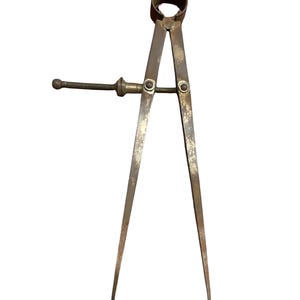 Vintage Millers Falls 8&quot; Divider Caliper | Antique Machinist Tool | Collectible Compass