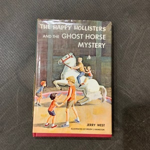 Vintage Children&#39;s Book - The Happy Hollisters and the Ghost Horse Mystery, Nostalgic Adventure Tale, Gift for Bookworms