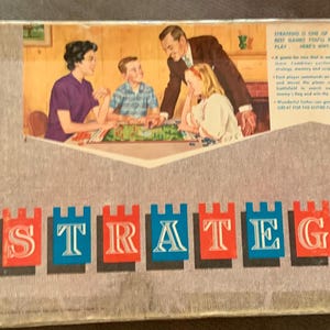 Vintage Stratego Game, 1962 Strategy Board Game by Milton Bradley - Perfect Gift for Game Night Enthusiasts
