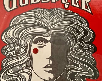Vintage 1975 Godspell Cast Recording Vinyl LP