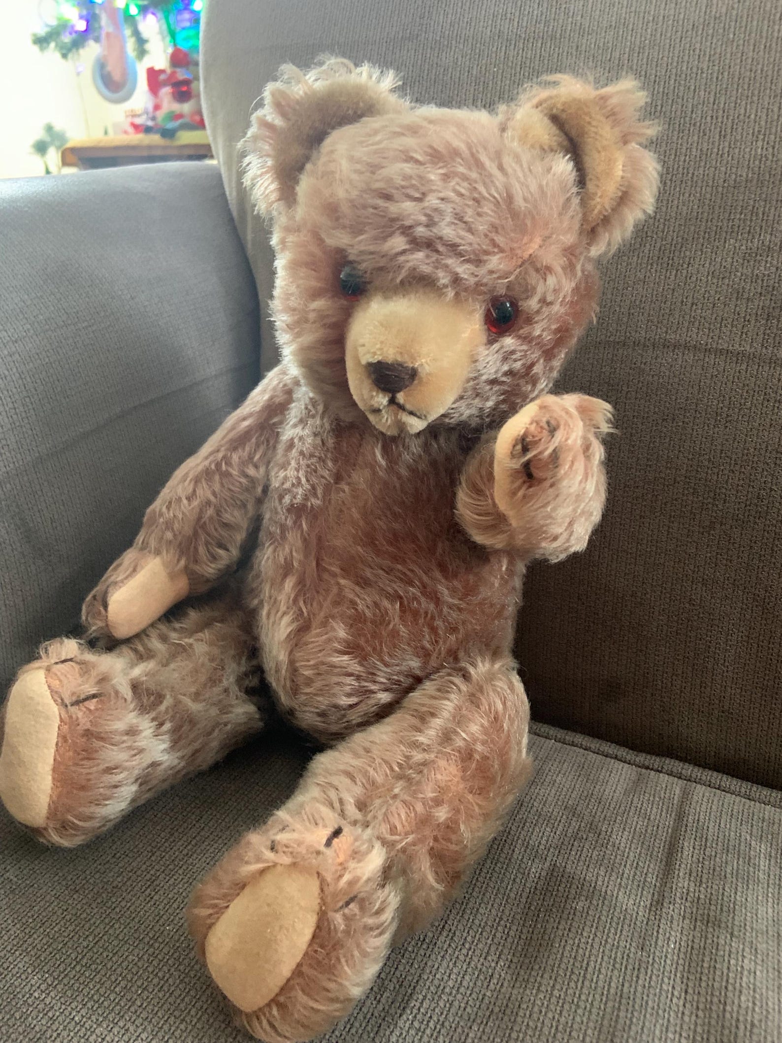 Vintage Mohair Teddy Bear 14
