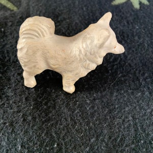 Rare Vintage Miniature Pomeranian Figurine, Delightful Dog Collectible, Enhance Your Home Decor, Gift for Dog Lovers