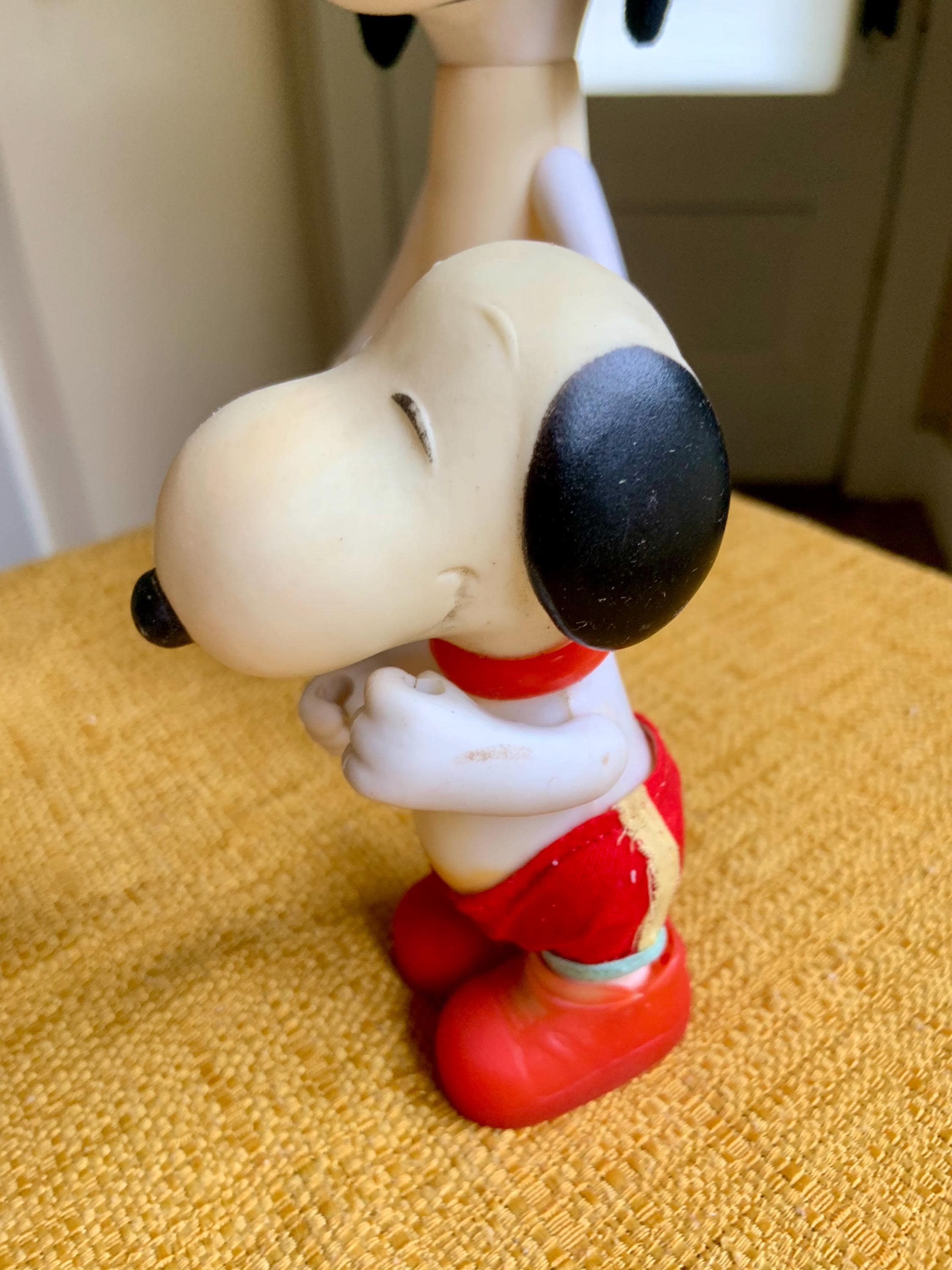 Vintage Snoopy Figure - Etsy