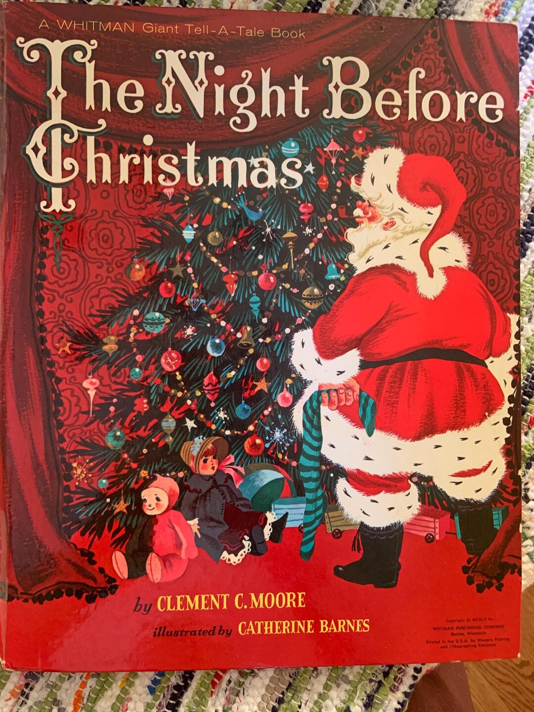 Vintage Night Before Christmas Book