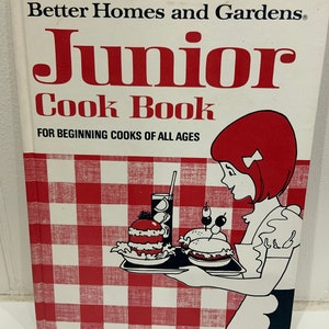 Vintage 1972 Better Homes & Gardens Junior Cookbook Kids Cooking Book