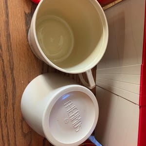 Thermos vintage en plastique bleu, RST King Seeley, hayon de camping - France