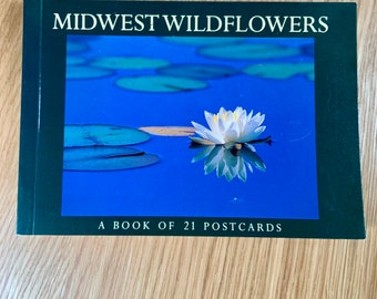 Vintage Postcards, Mid-West Flower PostCards, by Famous Photographers, Unused, Unposted, Booklet 11 ct., Penpals