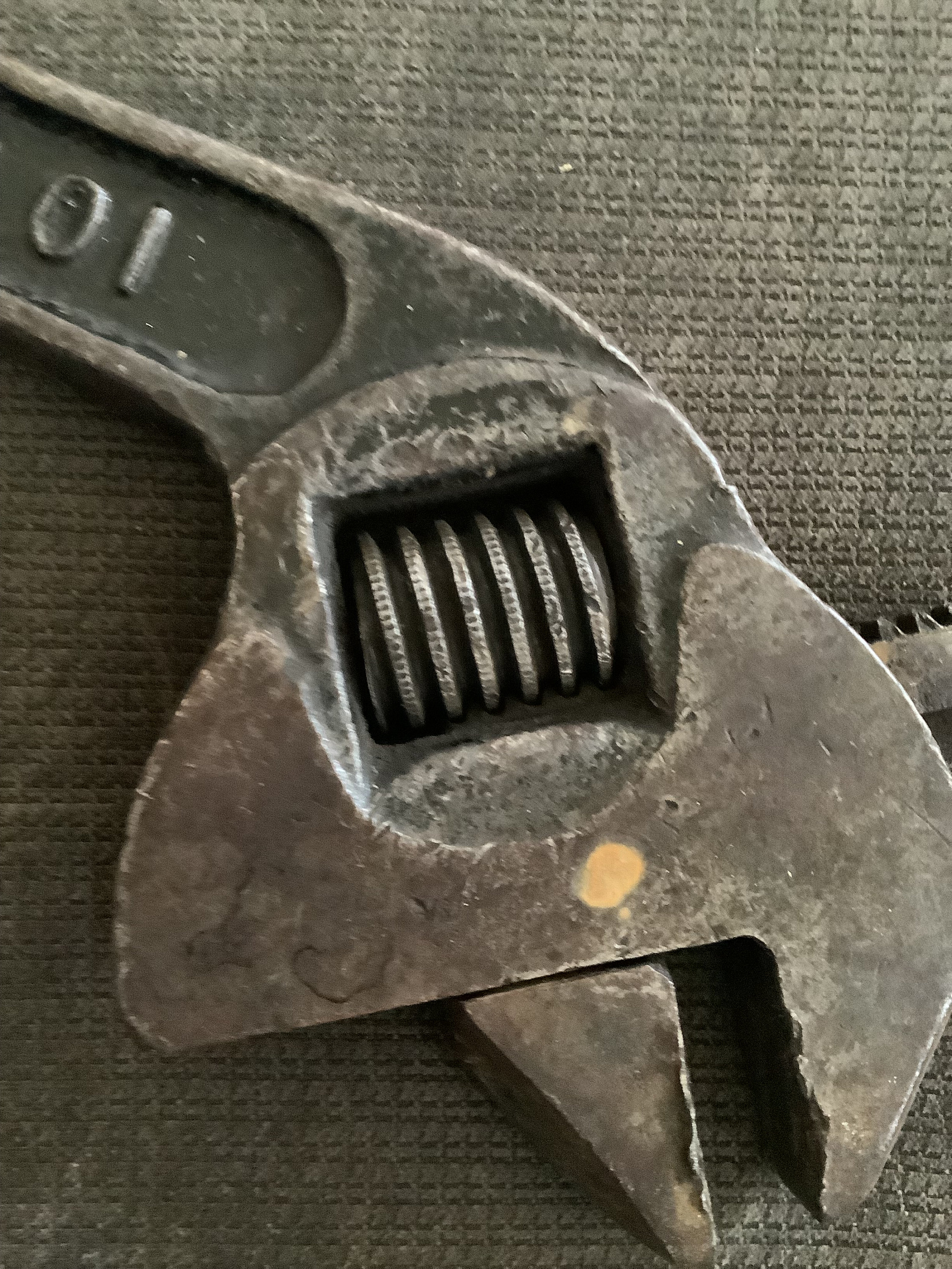 Vintage B&C 10 in Adjustable Wrench, Bemis and Call Collectible Tool