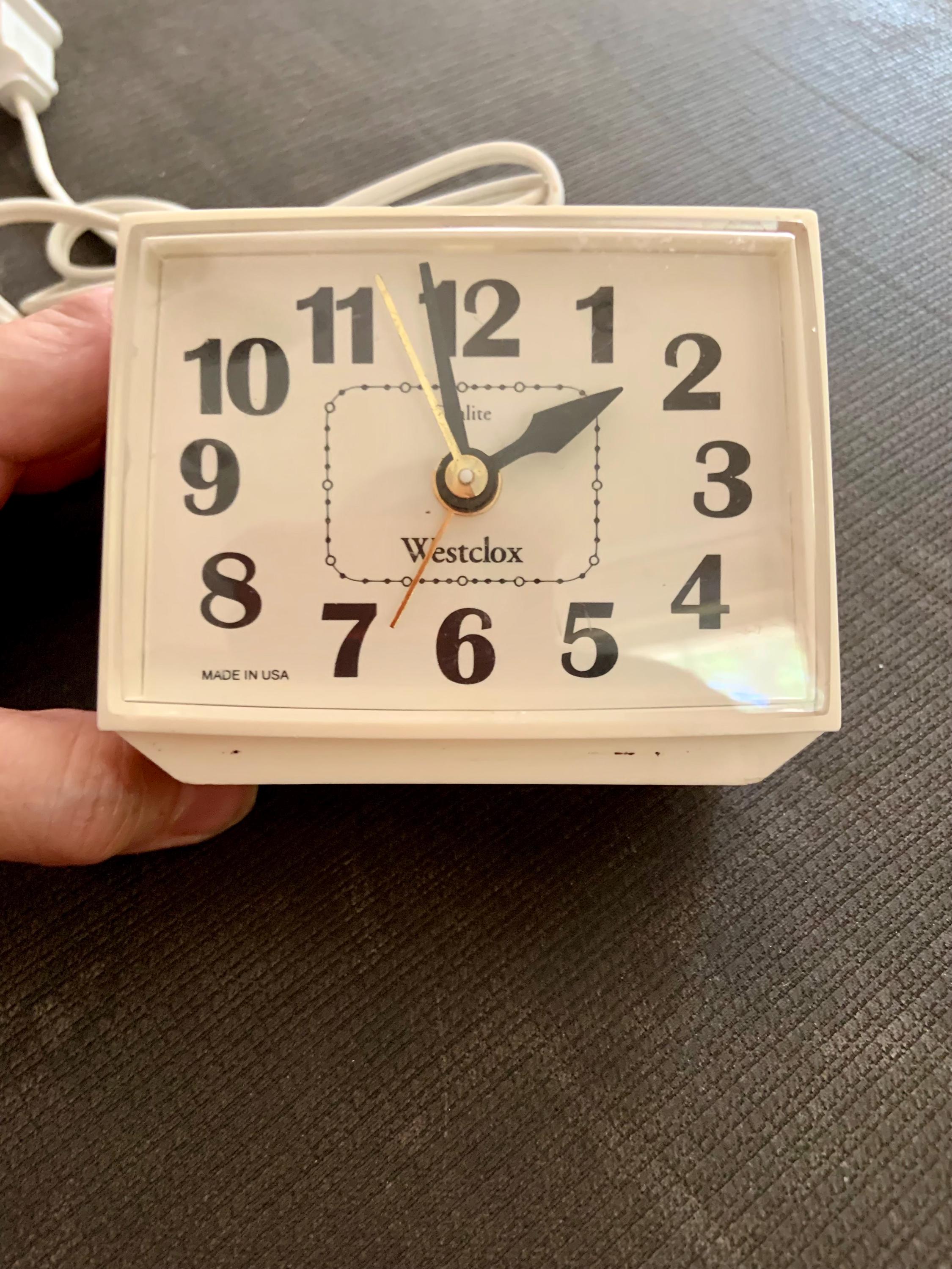 Westclox Vintage Alarm Clock - Etsy