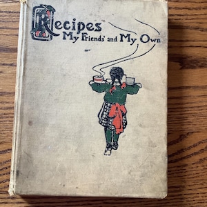 Vintage 1904 Recipe Book | Louise Perrett | Antique Collectible | Food History Lover