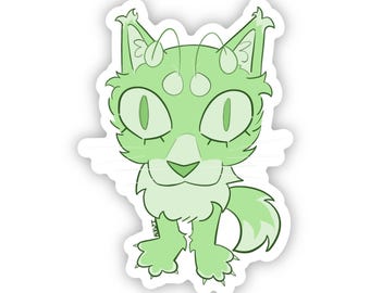 Alien Cat Sticker