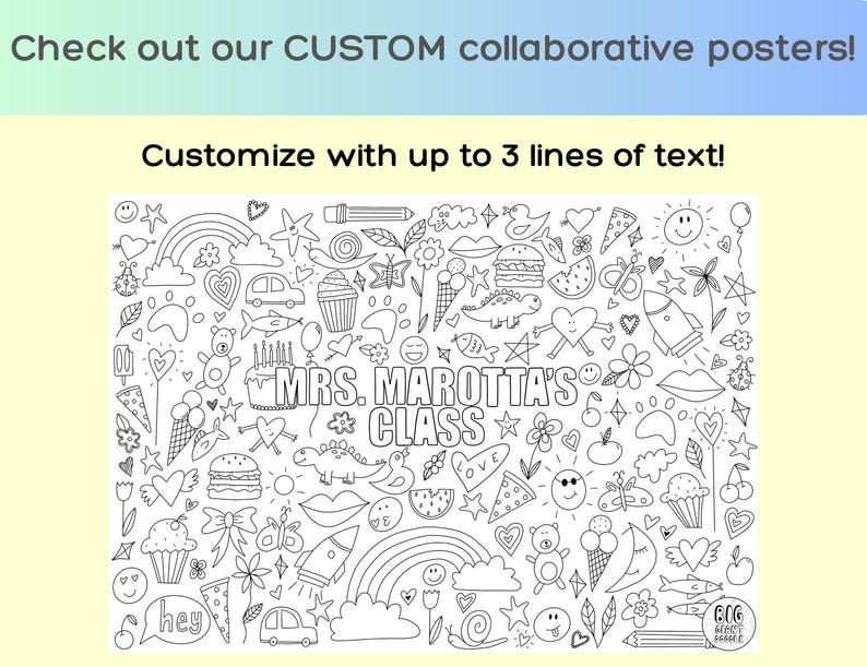 Hello Summer Collaborative Coloring Poster: End of Year Bulletin Board ...