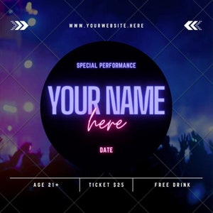 Music social media templates