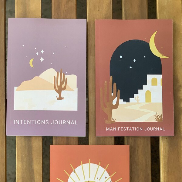 Intentions Journal | Manifestation Journal | Boundless Visions Journal - Lined Journal