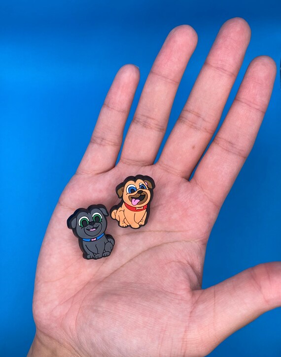 Puppy Shoe Charms 2 Piece Etsy