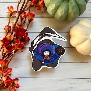 Coraline Halloween Sticker || Cute Halloween Sticker for Journalling, Scrapbooking, and Planner