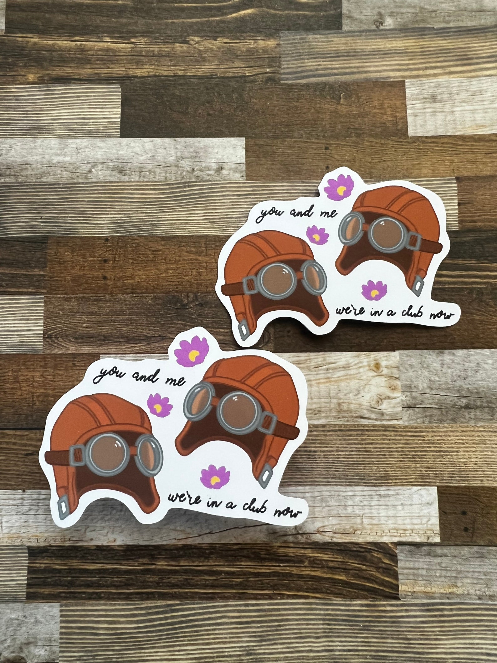 Pixar up Carl and Ellie Goggle Hat Sticker - Etsy