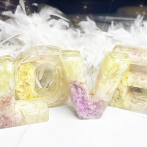 6&quot; high resin letters A-Z