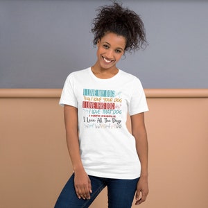 Kocham psy, nienawidzę ludzi, zabawna koszulka dla psa, bluza z kapturem dla zwierząt, koszulka dla rodzica psa, kocham psy, ale nienawidzę ludzi, unisex, bawełniana koszulka dla miłośników psów