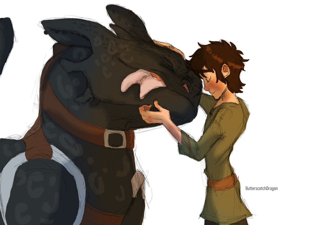 Toothless and Hiccup - Etsy 