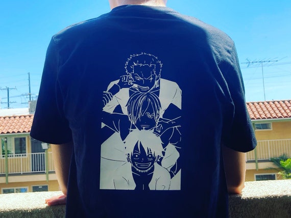 One Piece Anime Shirt Vinyl Custom Made - Etsy