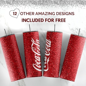 Soda Tumbler | 30 oz 20 oz skinny tumbler sublimation design |  tumbler png digital download cute digital tumbler, cola tumbler wrap png