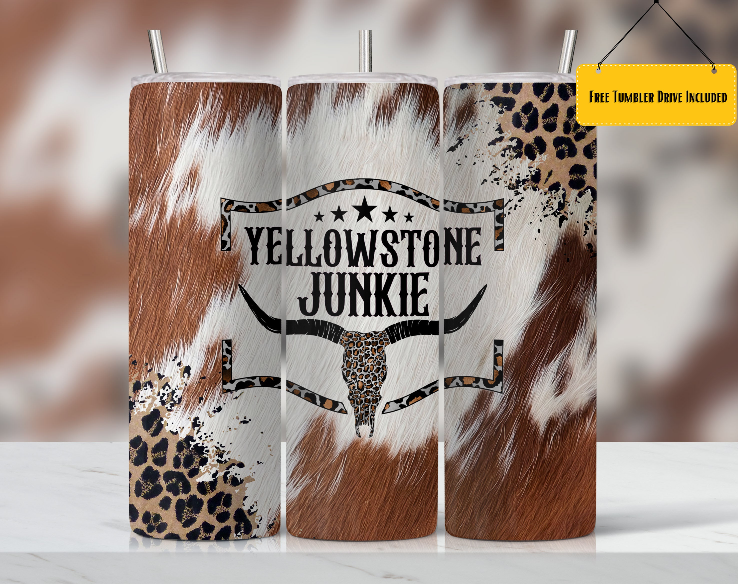 Yellowstone Tumbler Wrap Png