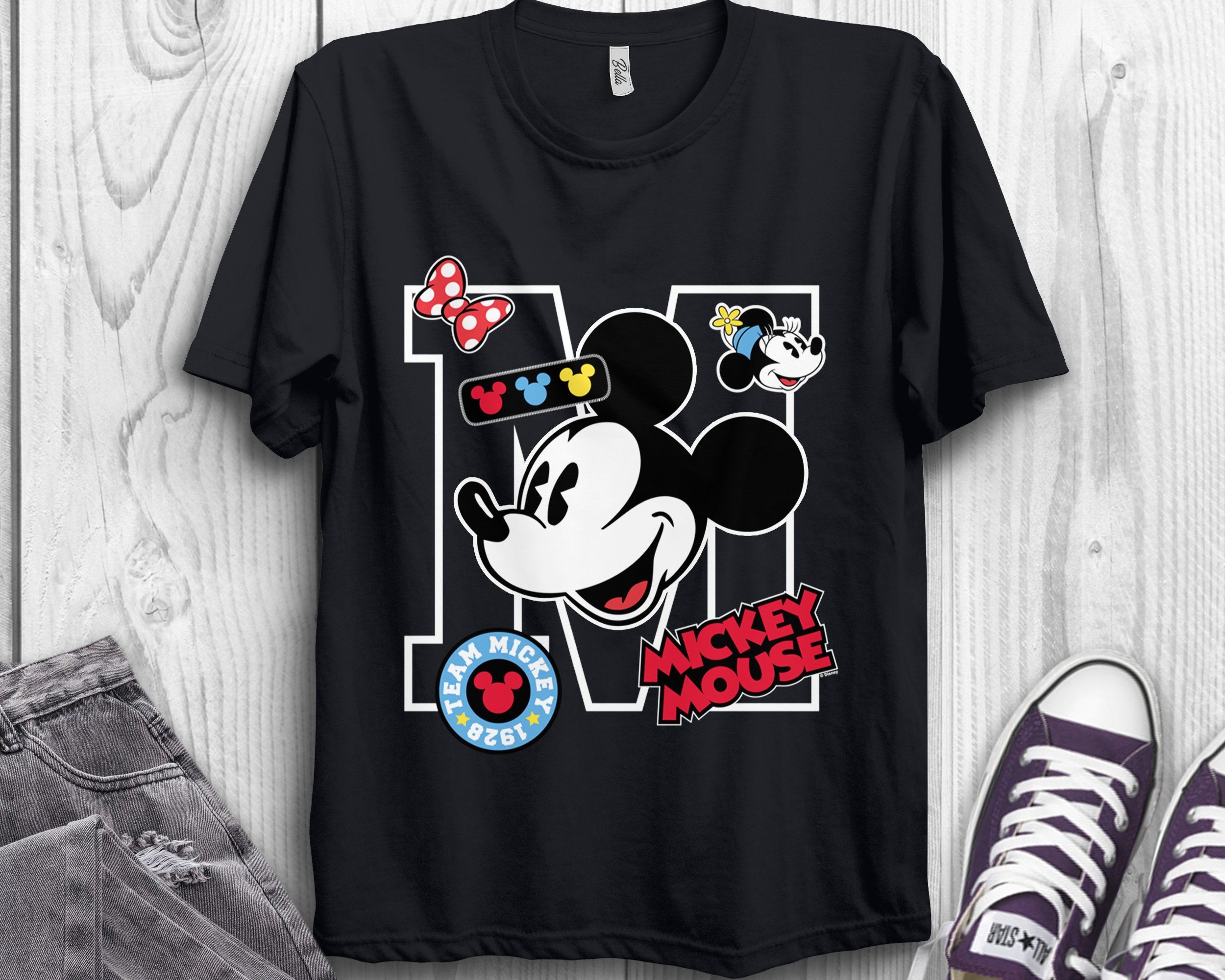 Discover Disney Mickey Big M Mickey Mouse T-shirt