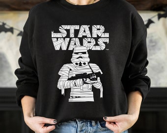 Sweatshirt Star Wars Gr Pullover Shirt Stormtrooper 98-128 Blau 