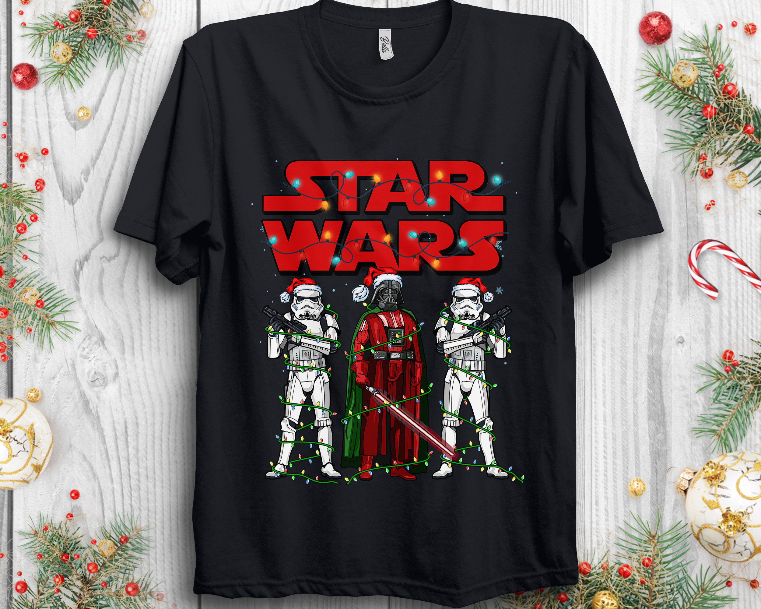 Discover Star Wars Christmas Logo Shirt Disneyland Christmas Party Shirt