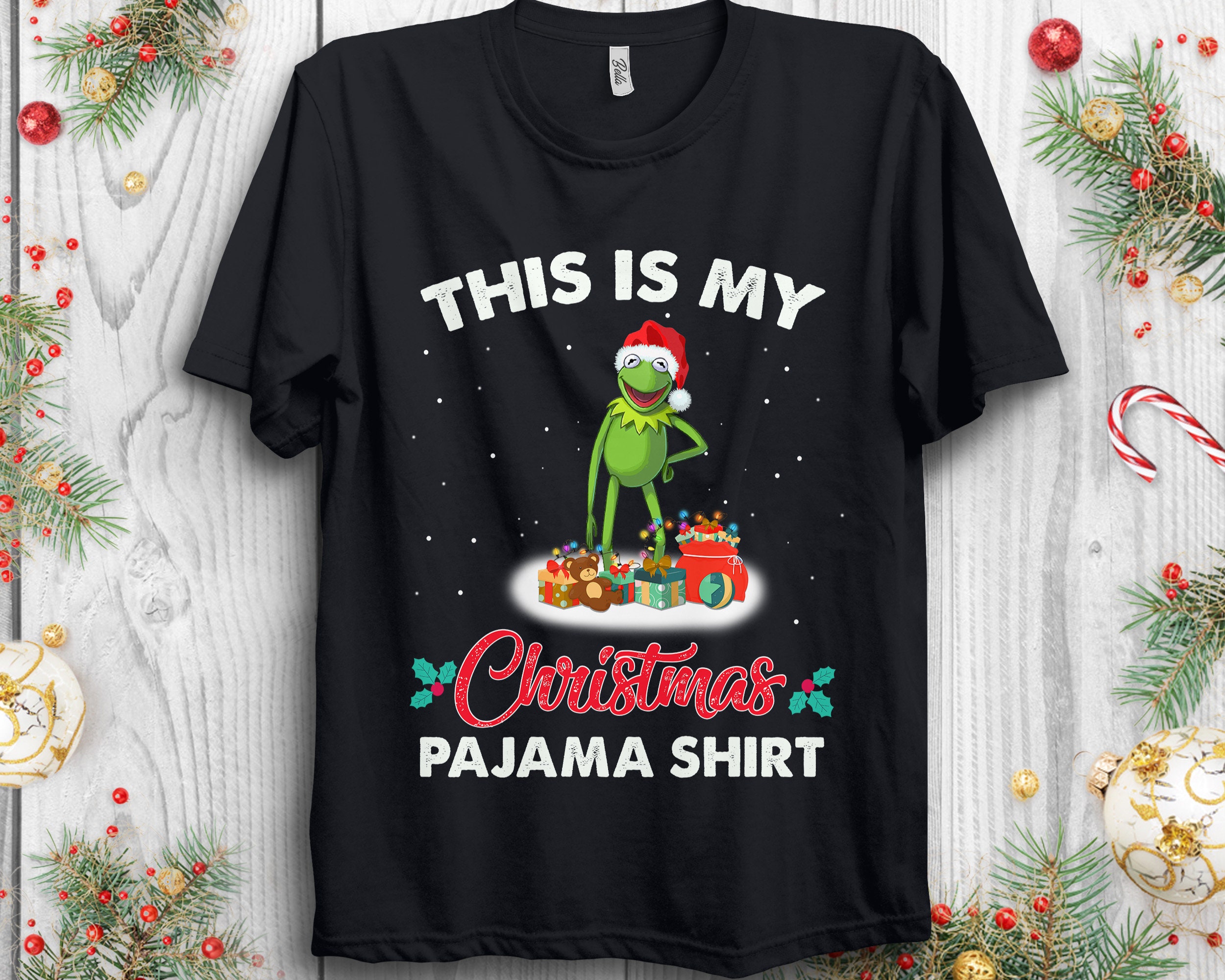 Discover Disney Santa Kermit Frog Christmas Muppets Shirt