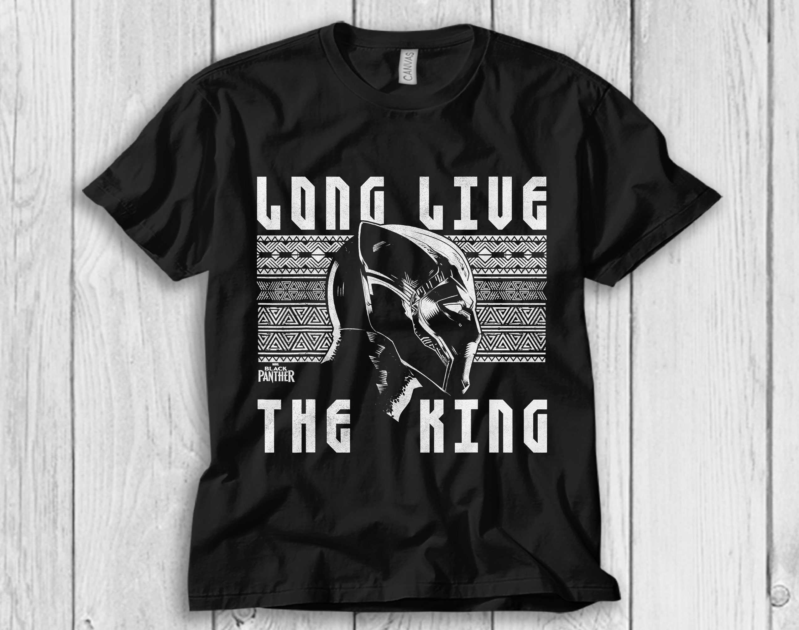 Discover Maglietta T-Shirt Black Panther Long Live Urban King Graphic Uomo Donna Bambini