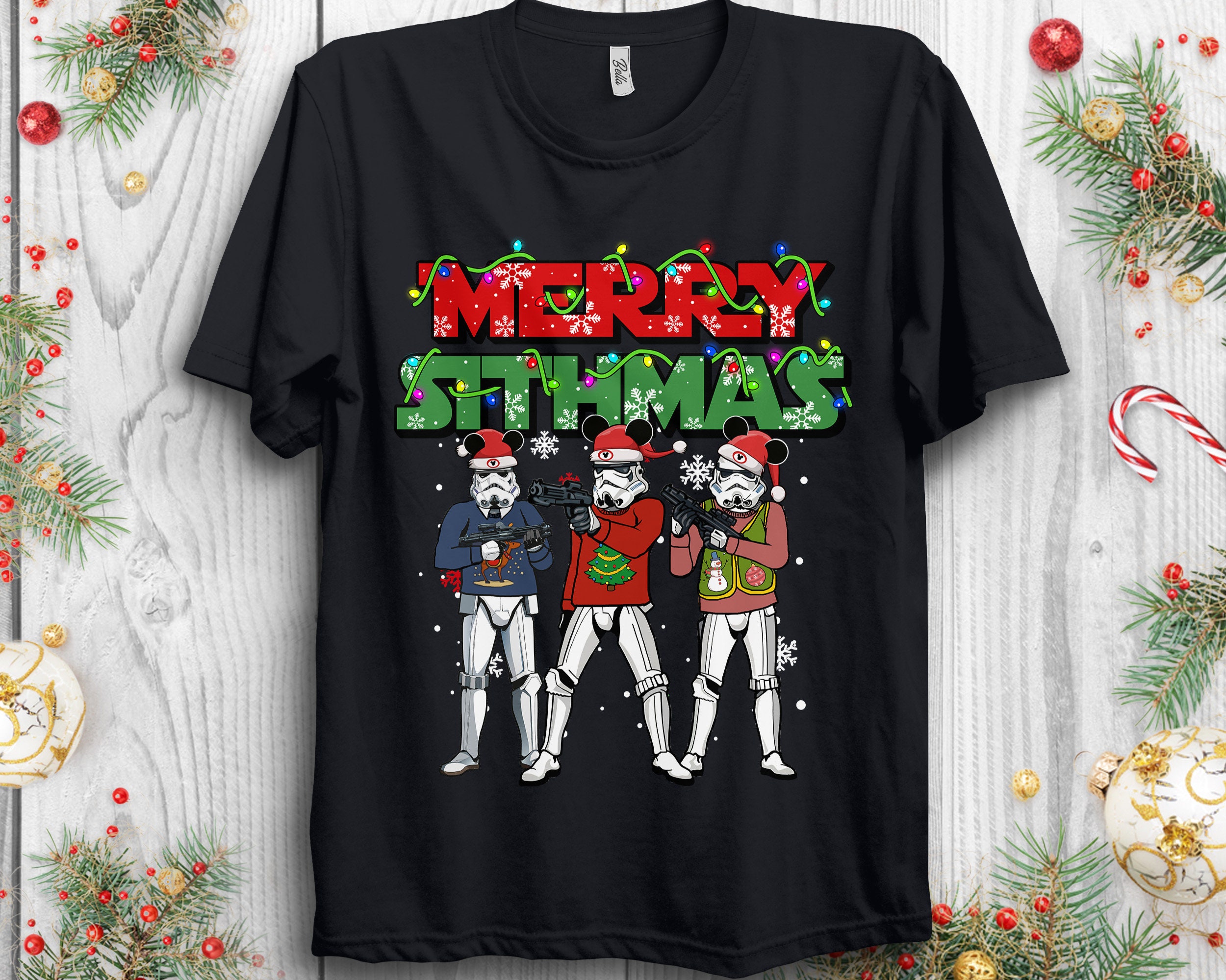 Discover Star Wars Christmas Merry Sithmas Shirt