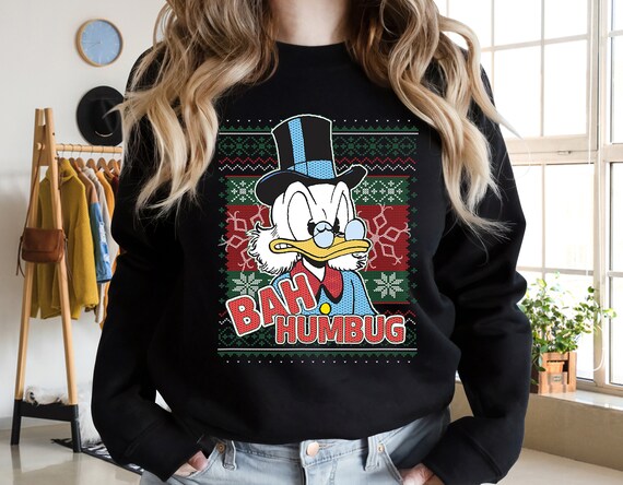Disney Christmas Scrooge Mcduck Bah 
