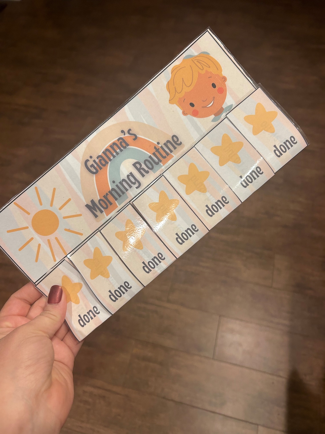 Bedtime Routine Flipchart Checklist Toddlers Preschooler Bedtime